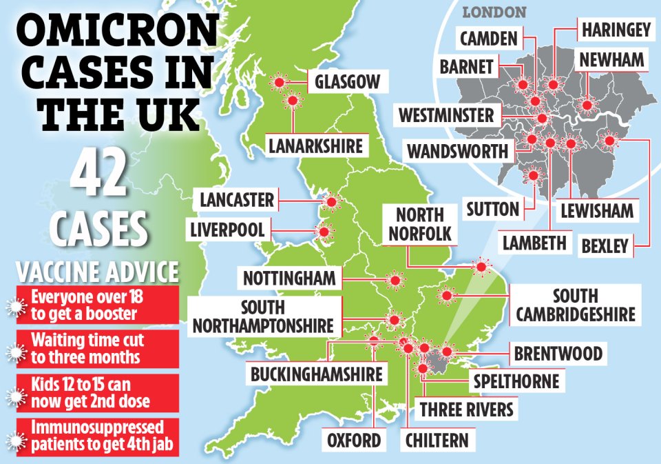 Where Omicron has been detected so far