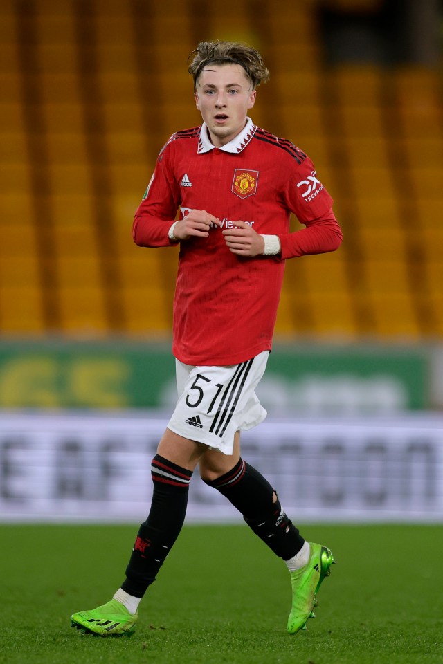 Charlie Savage has been a regular for Manchester United U21s this season