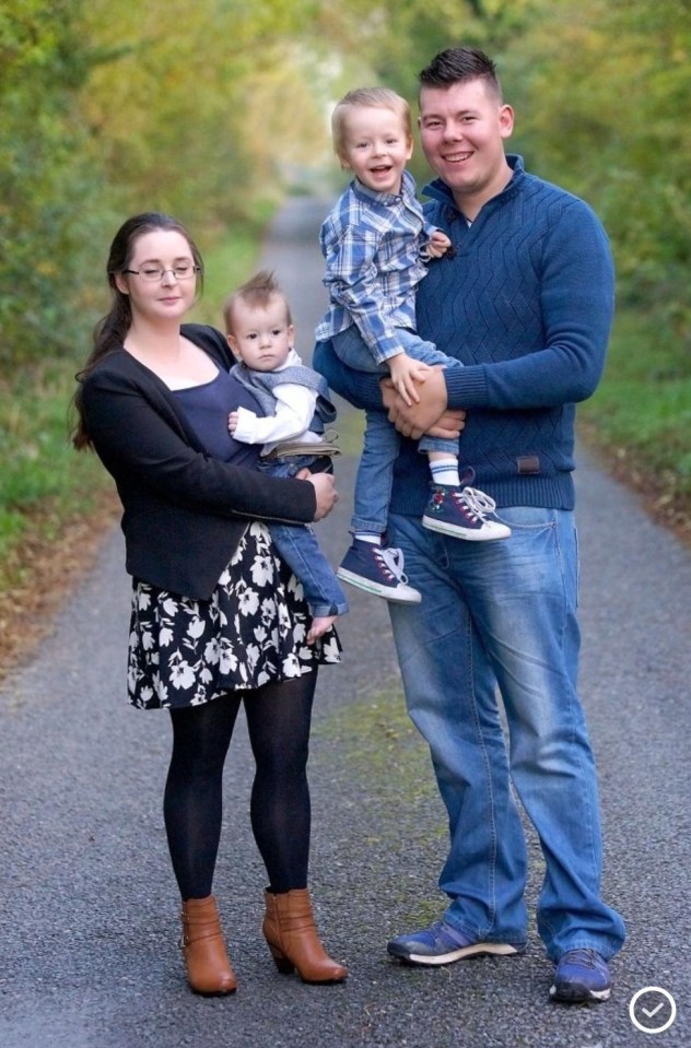 The family saved for 18 months and managed to pay off £35k of debt