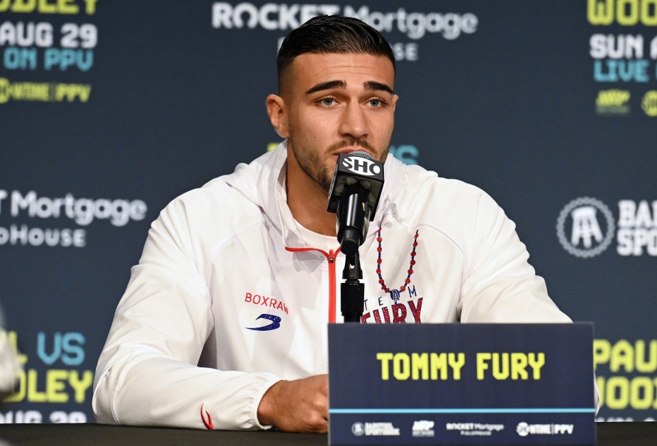 Tommy Fury was forced to pull out of the bout