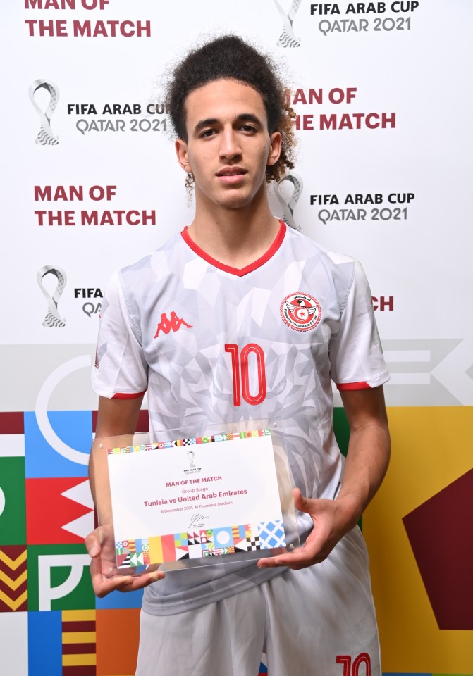 Manchester United youngster Hannibal Mejbri, 18, has picked up two man-of-the-match awards with Tunisia