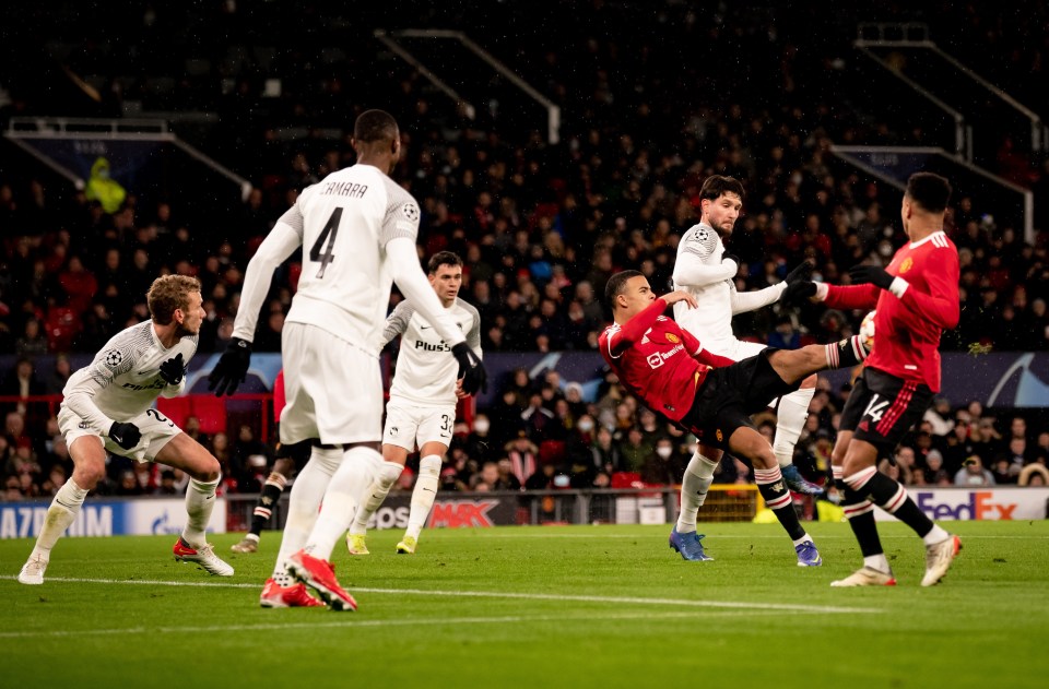 Mason Greenwood scored an acrobatic wondergoal for Man Utd against Young Boys