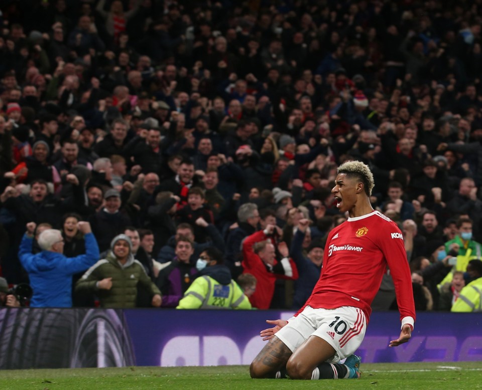 Marcus Rashford’s late winner severely dented West Ham’s top four hopes