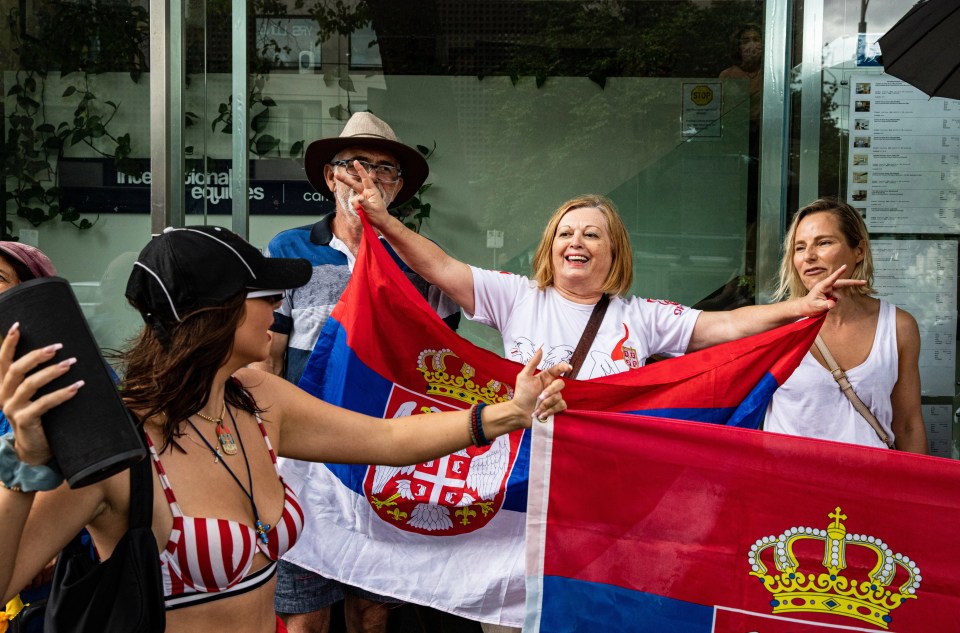 Many fans have been vocal about their support of the Serbian champion