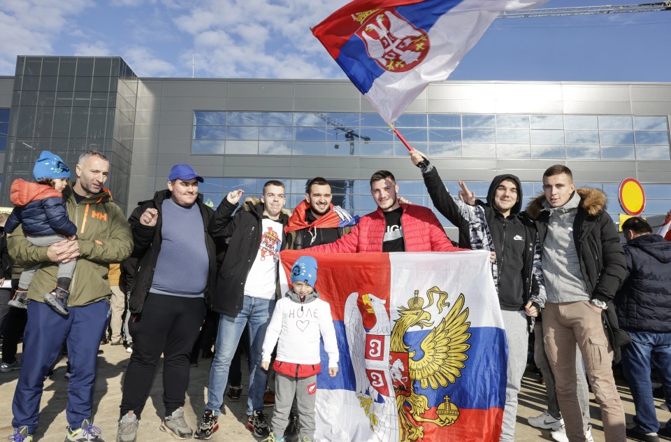 Djokovic got a hero's welcome as fans gathered in Belgrade