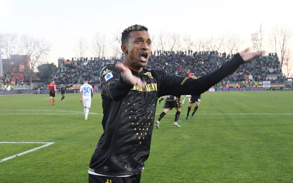 The Portuguese winger celebrated in style after immediately assisting a goal