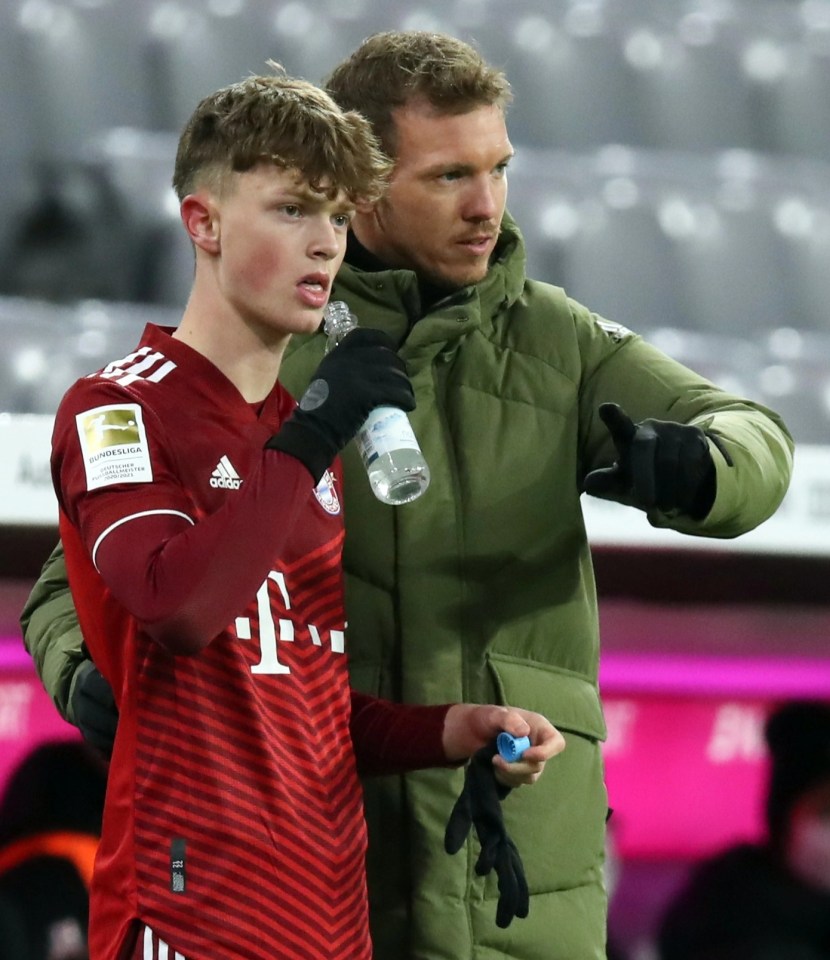 Bayern Munich manager Julian Nagelsmann has called Paul Wanner an “incredible talent”