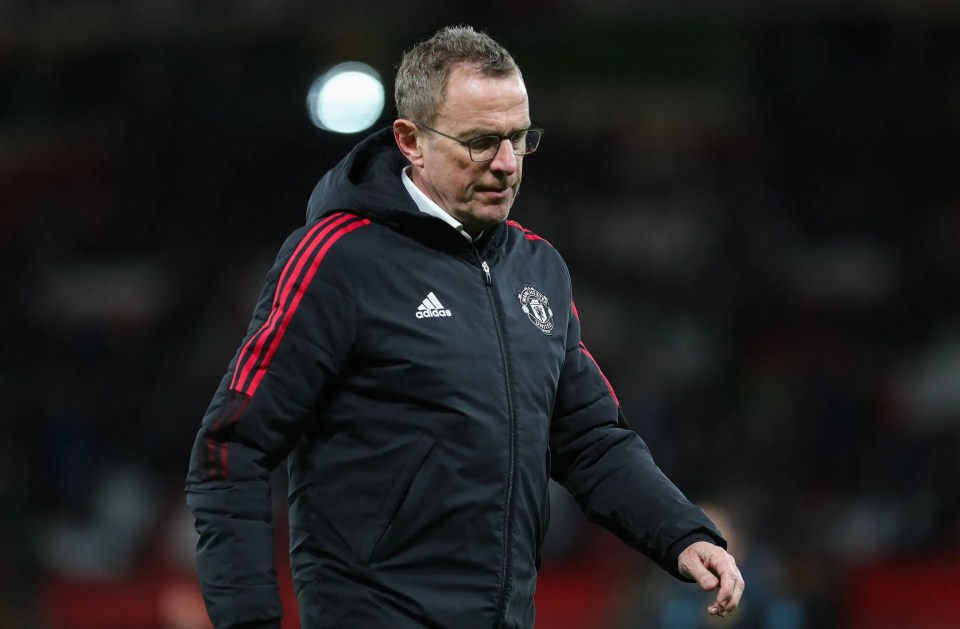 Ralf Rangnick is battling a dressing room rift at Man Utd