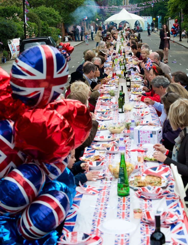 Millions of Brits took to the streets to celebrate Her Majesty's Diamond Jubilee in 2012