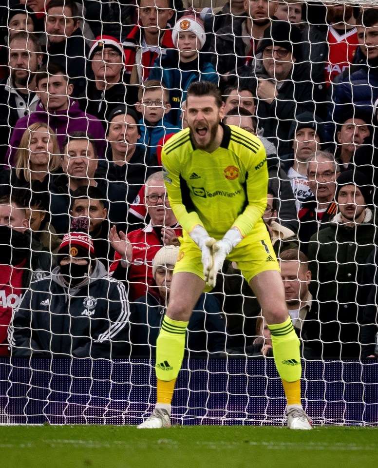 David De Gea might as well have joined the United faithful in the stands for all he had to do