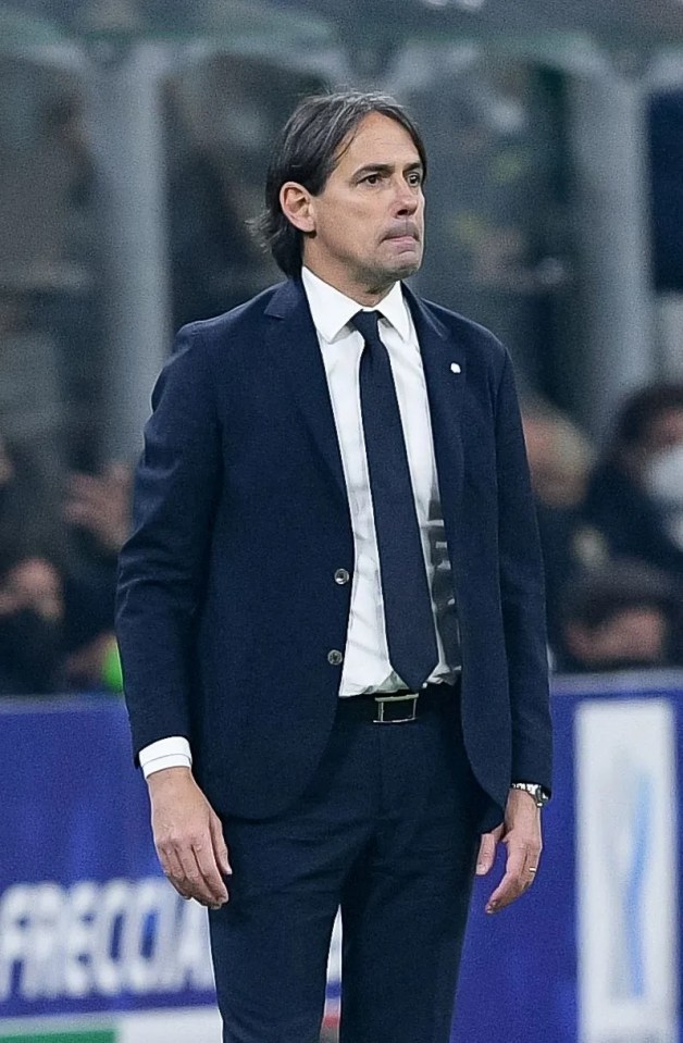 Inter Milan manager Simone Inzaghi