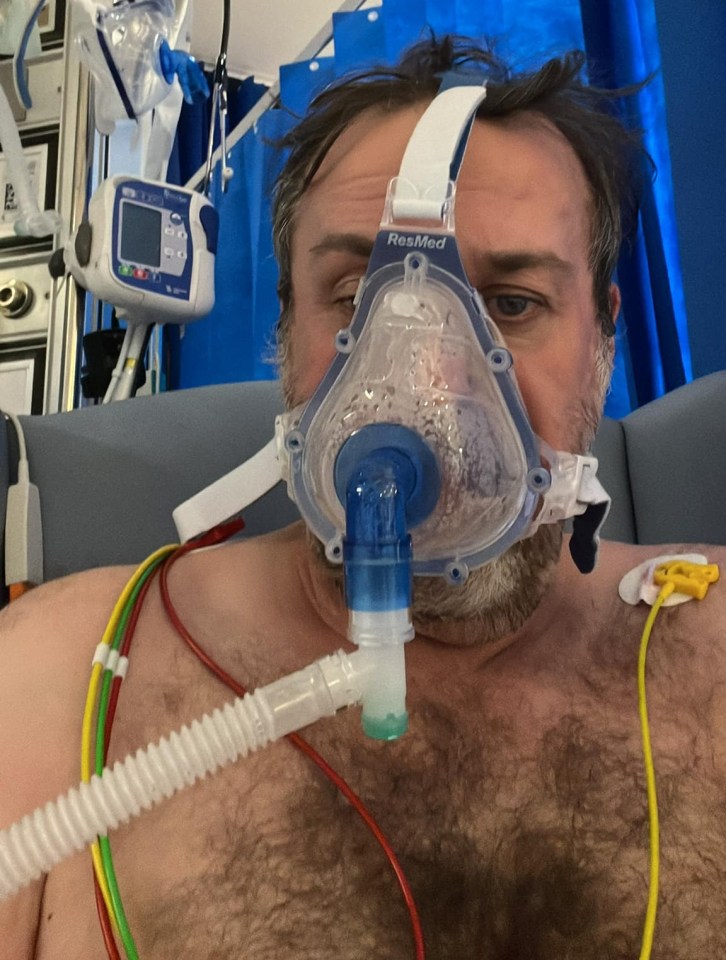 Stewart Gilray, 51, didn’t get vaccinated for Covid because of his fear of needles. He died after sharing a photo of himself in a breathing mask on social media