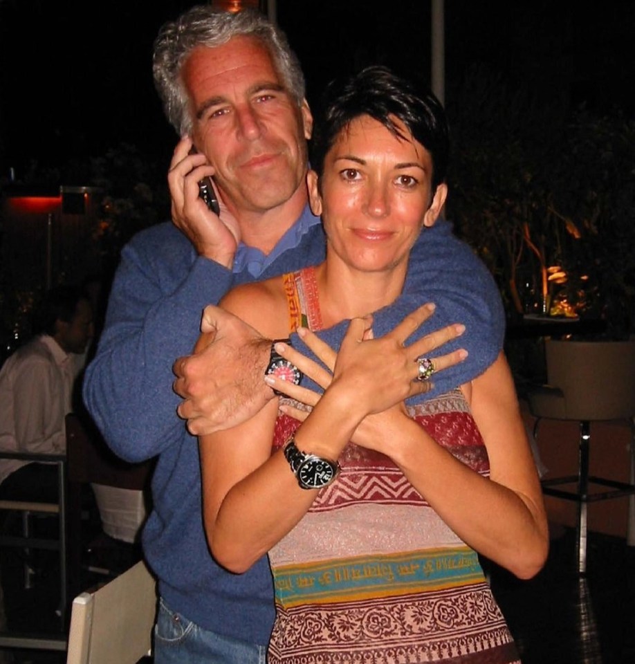 Ghislaine Maxwell pictured with Jeffrey Epstein in a photo released during her court case