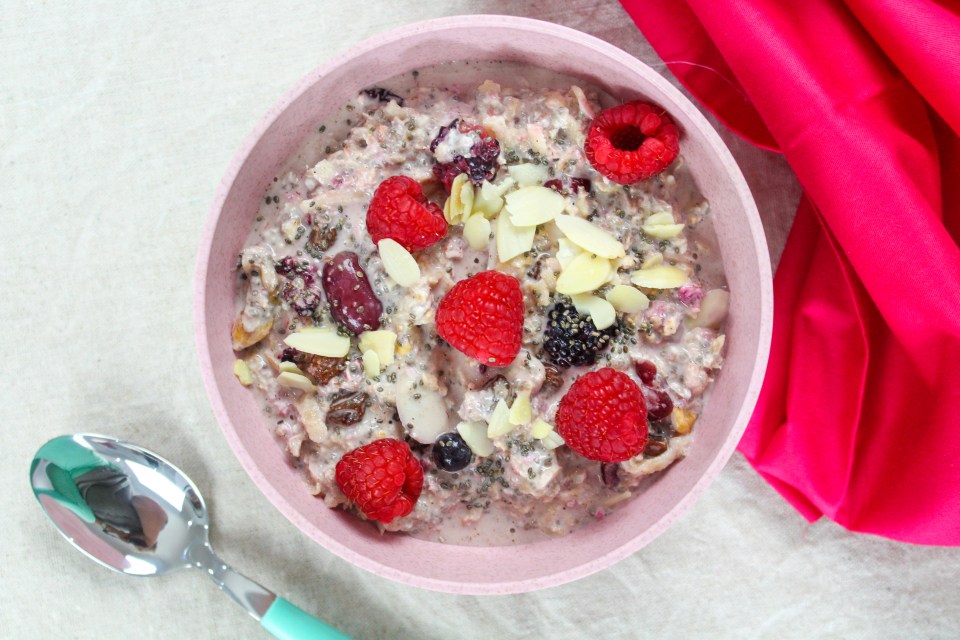 This bircher muesli contains 524cals