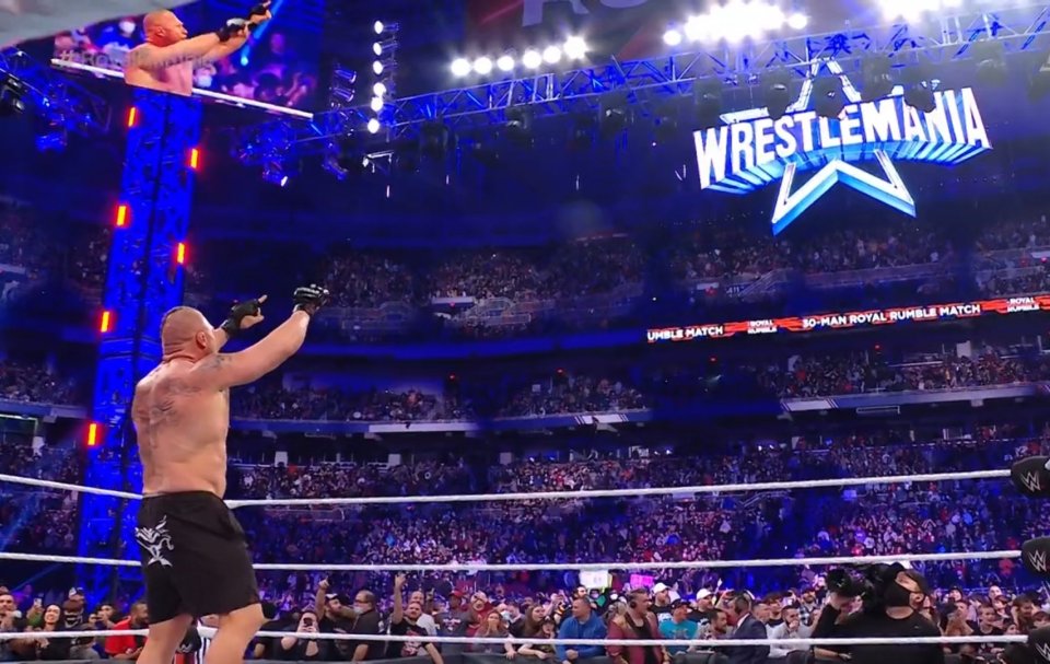 Brock Lesnar is heading to the main event of WrestleMania 38