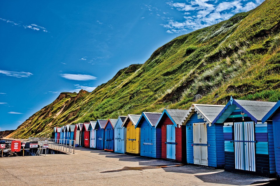 The beautiful wide sandy beach at Sheringham holds plenty of excitement whatever the weather