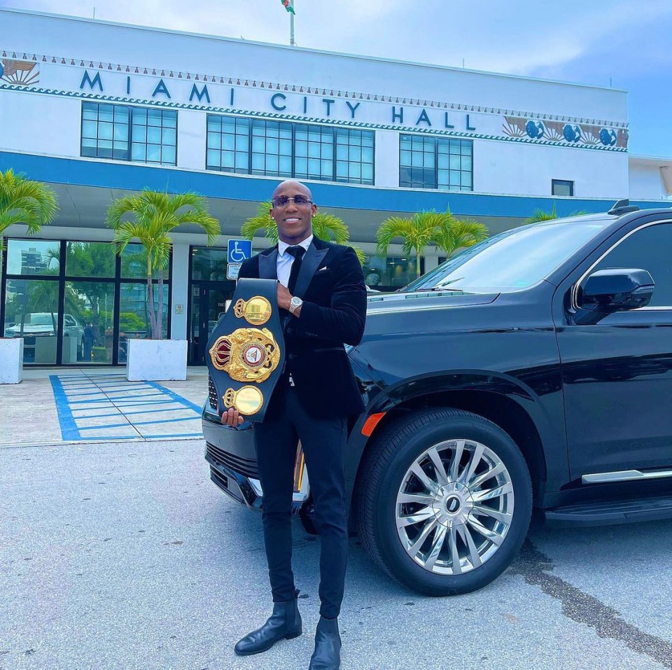 The welterweight champion was given the keys to the city of Miami