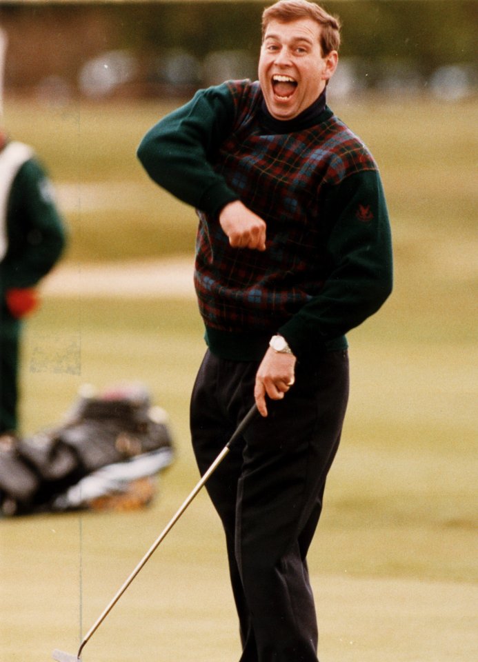 Prince Andrew would reportedly make armed police collect his golf balls