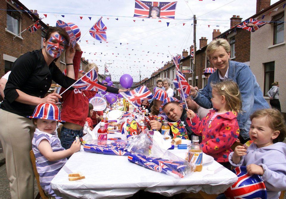 Golden Jubilee 2002 - locals celebrate in south Belfast