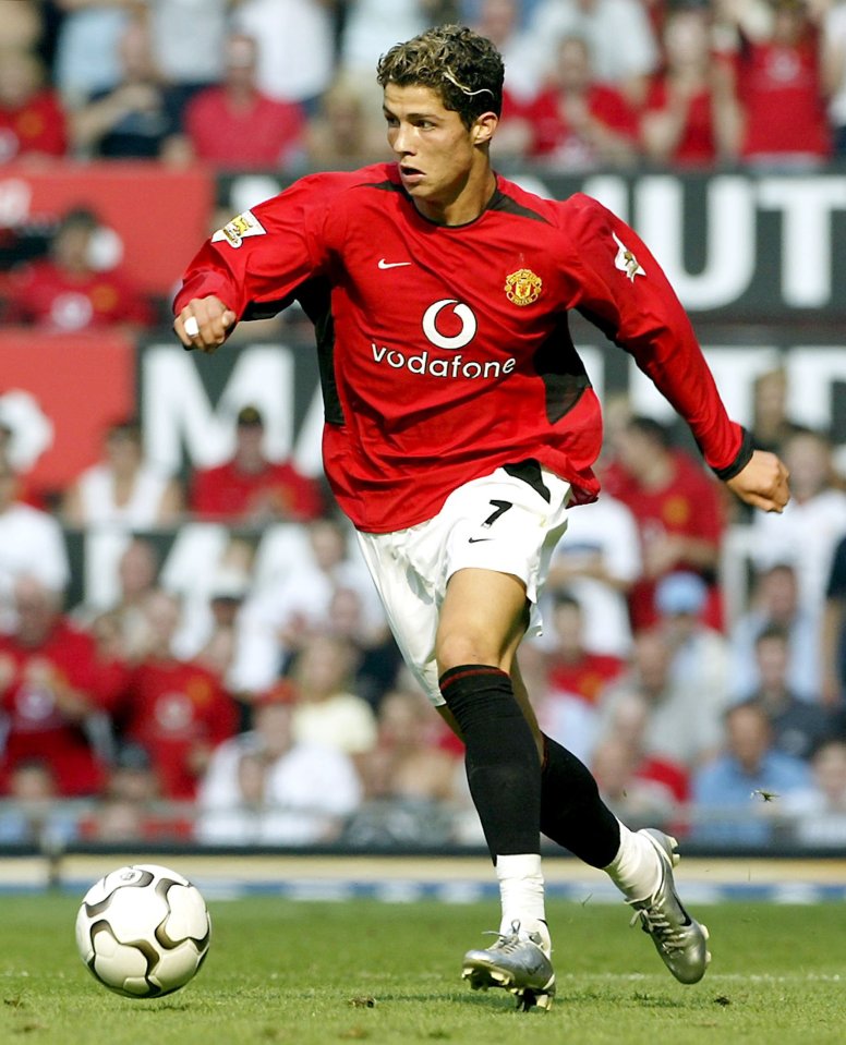 Cristiano Ronaldo was an instant hit after making the move to Manchester United in 2003