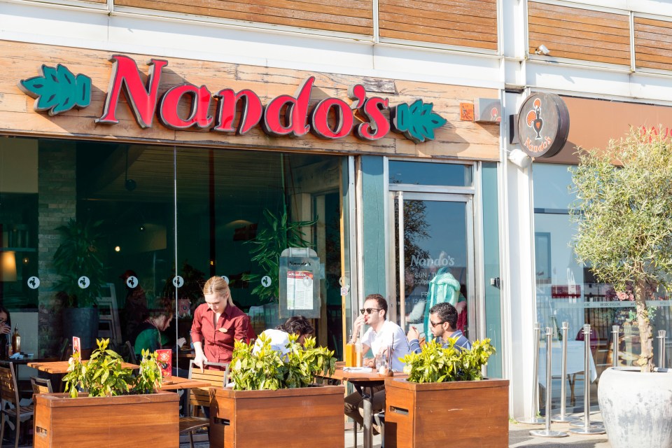 Nando's made the top 50 places to work for in the UK this year