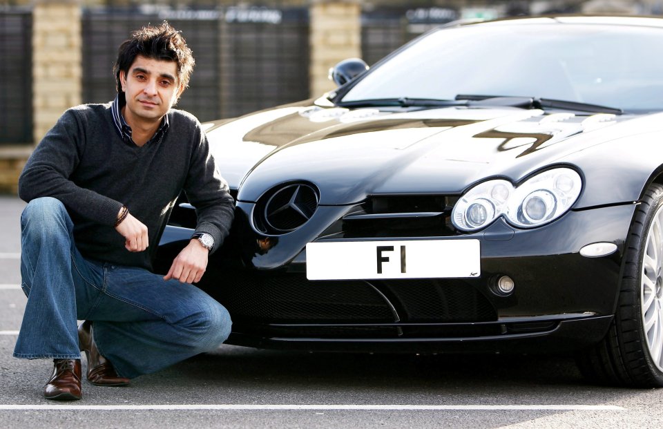 The second most expensive number plate in the world