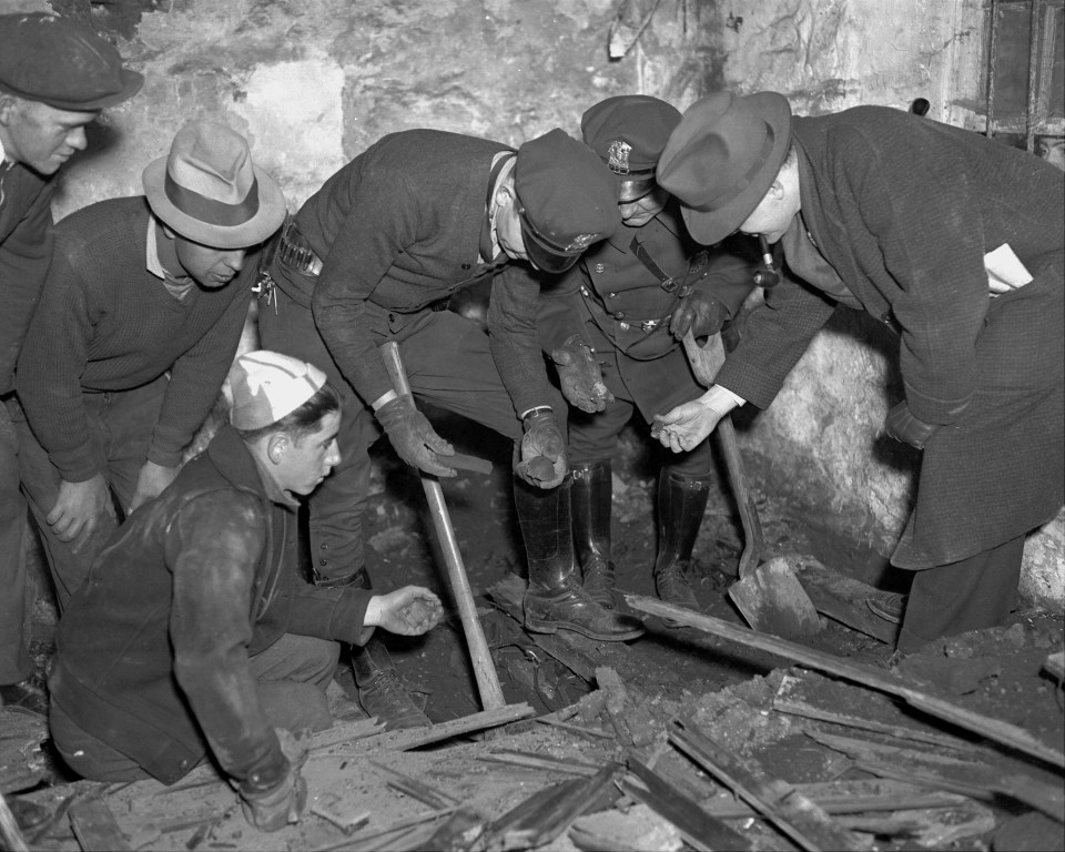 Child bones were found in the cellar under the house