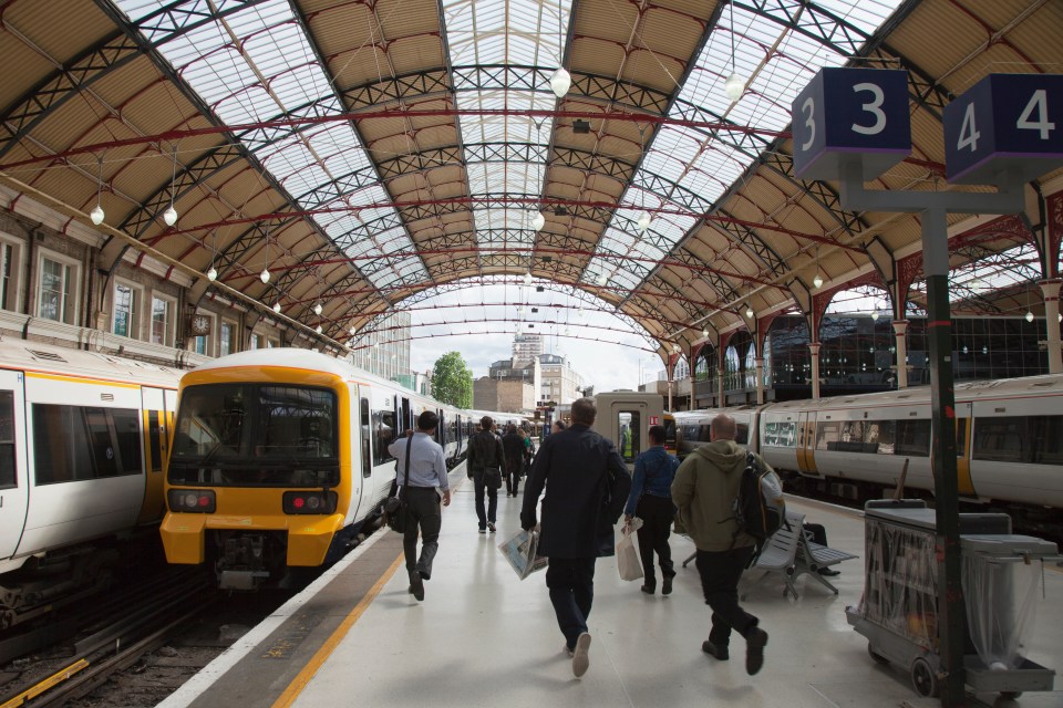 London’s Victoria is the second busiest rail hub in the UK