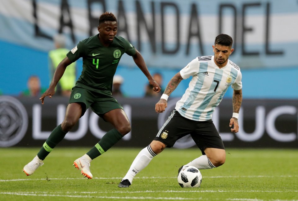 Wilfred Ndidi played for the Super Eagles at the World Cup