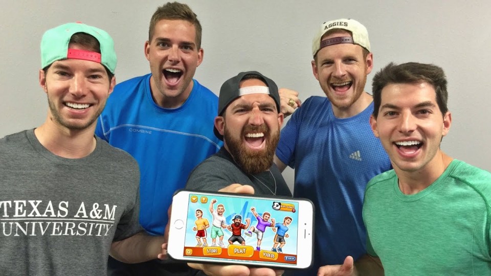 Comedy pranksters Dude Perfect slipped from third to eighth by scooping £14million last year