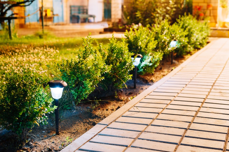 Maryline suggested lighting your garden as you would the inside of your house