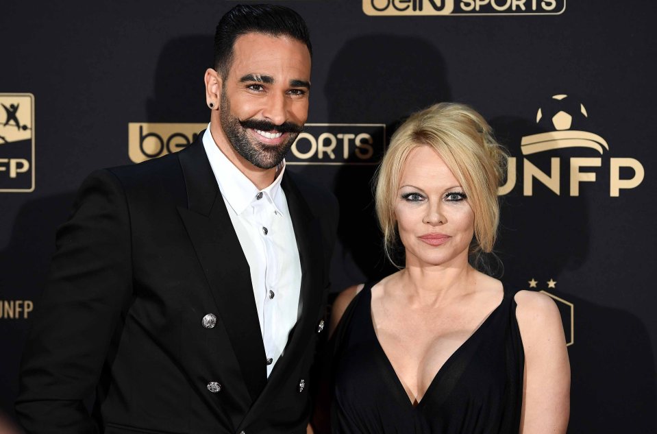 Adil Rami dated Pamela Anderson for two years