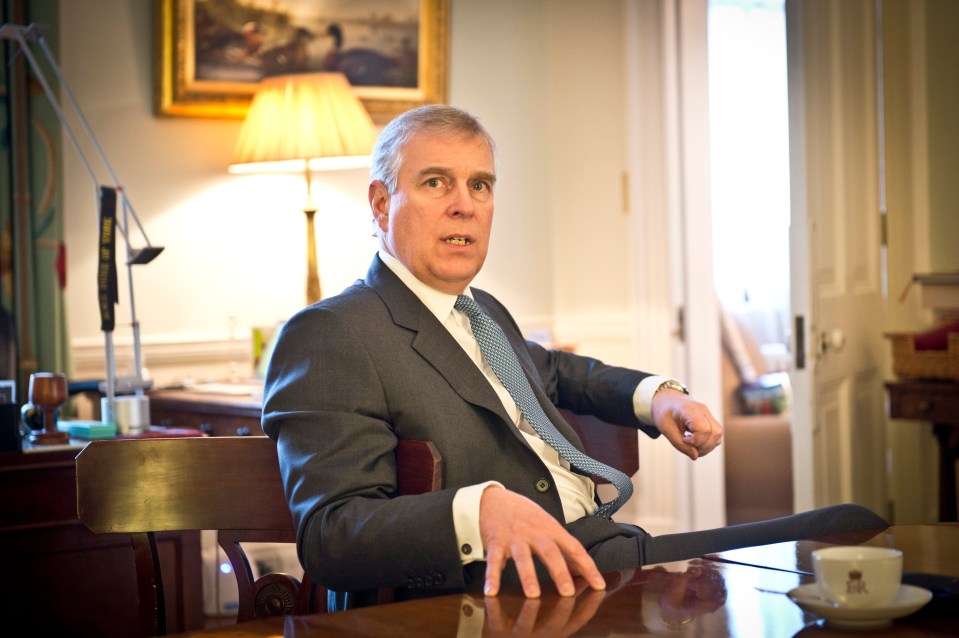 Prince Andrew is said to have five teddies that need to be arranged in specific positions