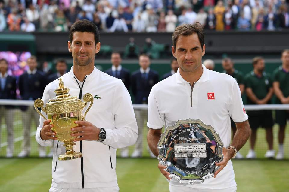 Novak Djokovic and Roger Federer have been left trailing in Nadal's wake