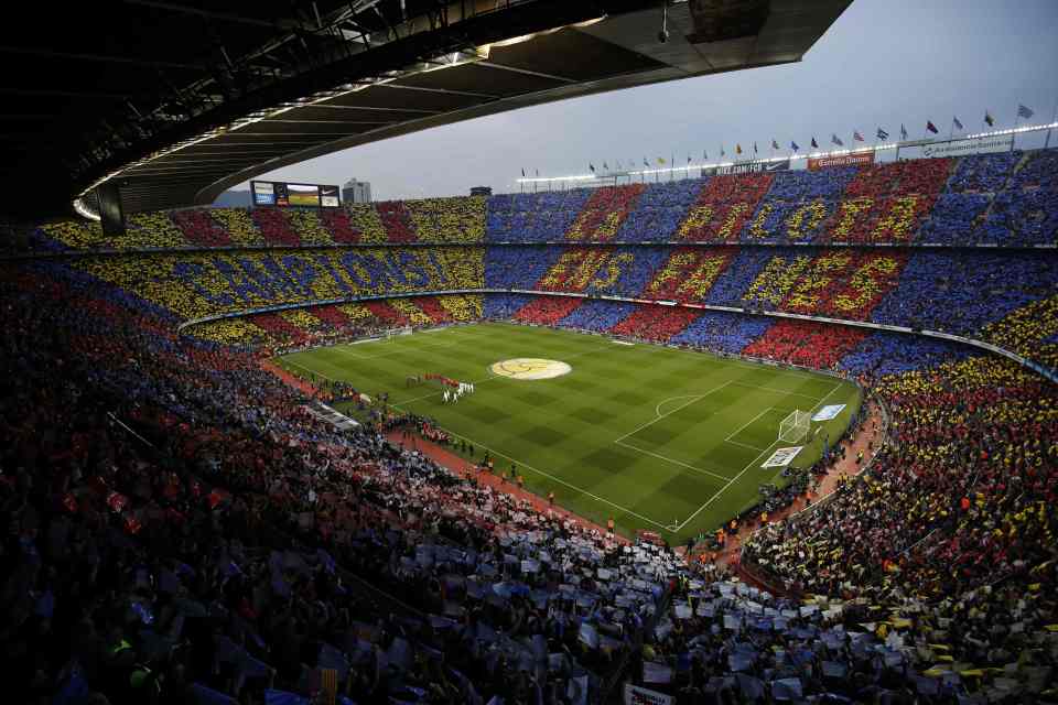 Barcelona's Nou Camp is one of the most iconic stadiums in world football - but could be renamed Nou Camp Spotify