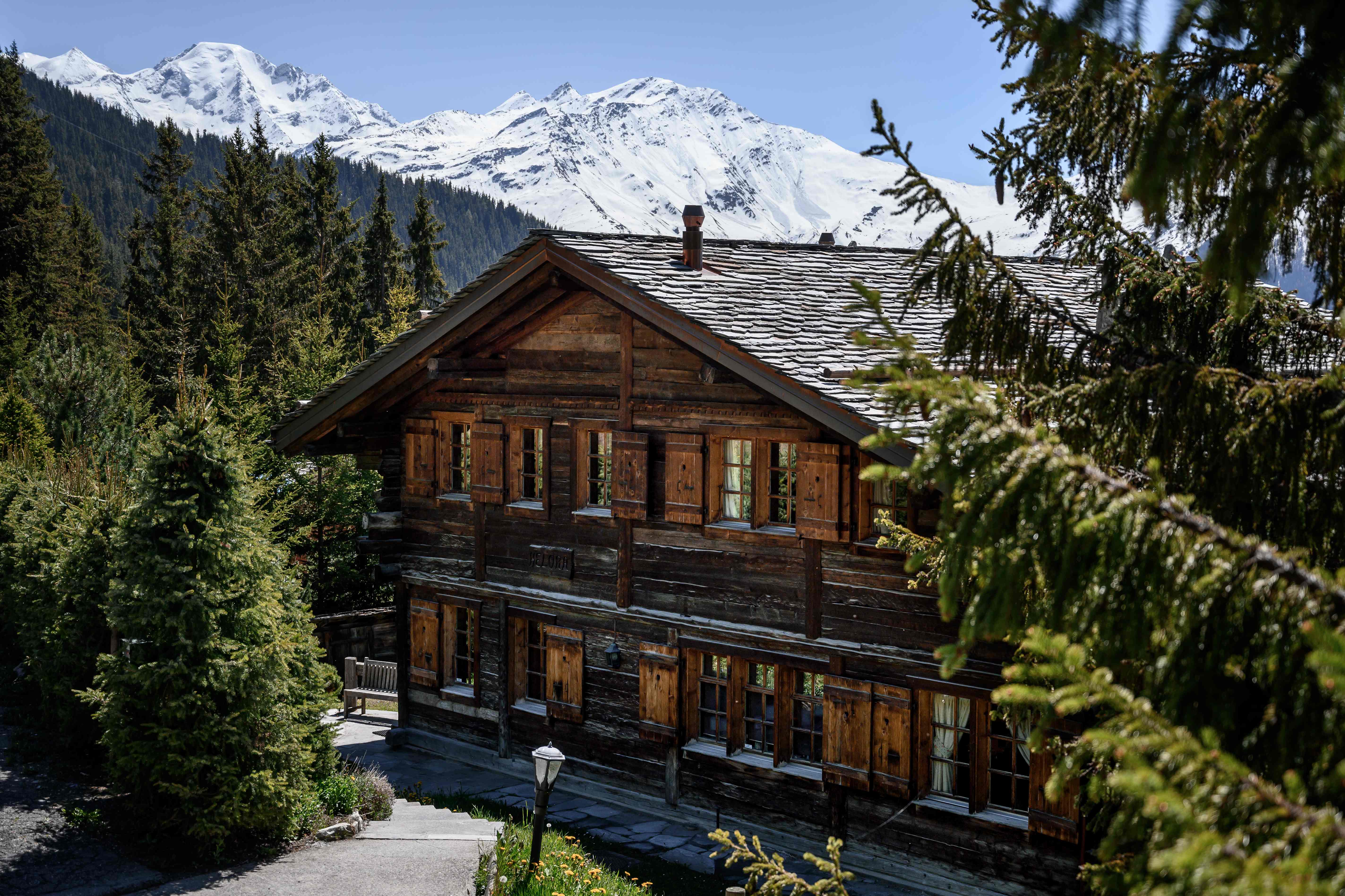 Chalet Helora  has been on the market for 22million Swiss Francs (£17.6m)