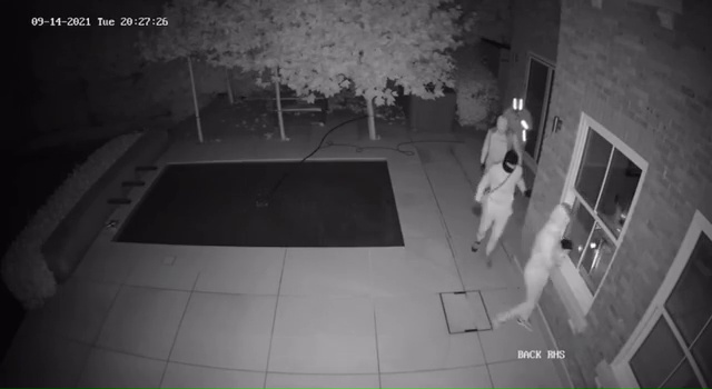 Reece James revealed footage of robbers breaking into his Surrey mansion