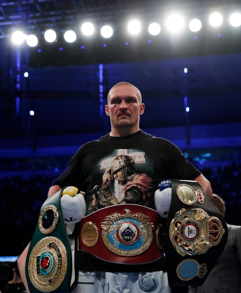 And Usyk's promoter has hinted details of their rematch will be announced imminently