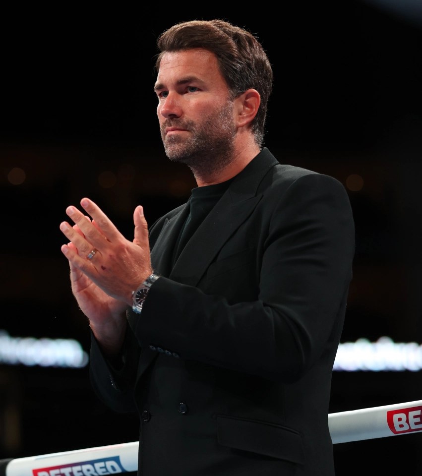 Eddie Hearn is worried about Joshua switching trainers