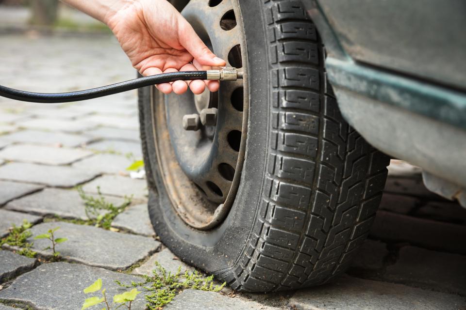 It's UK law to have properly inflated tyres