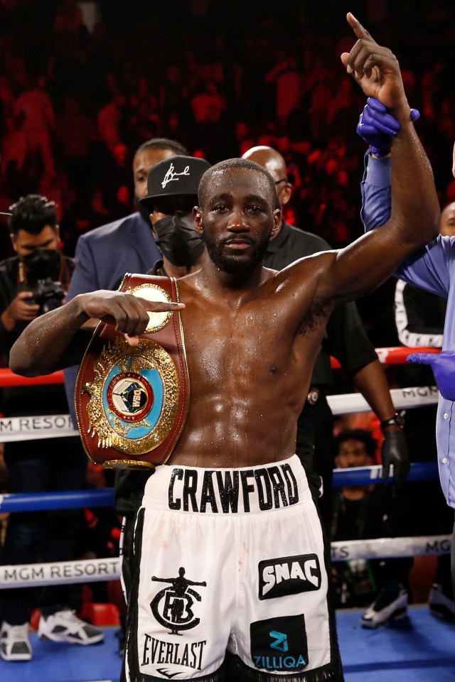 Unbeaten WBO welterweight champion Terence Crawford