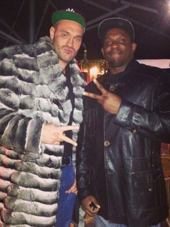 Tyson Fury is relishing the opportunity to throw down with Dillian Whyte