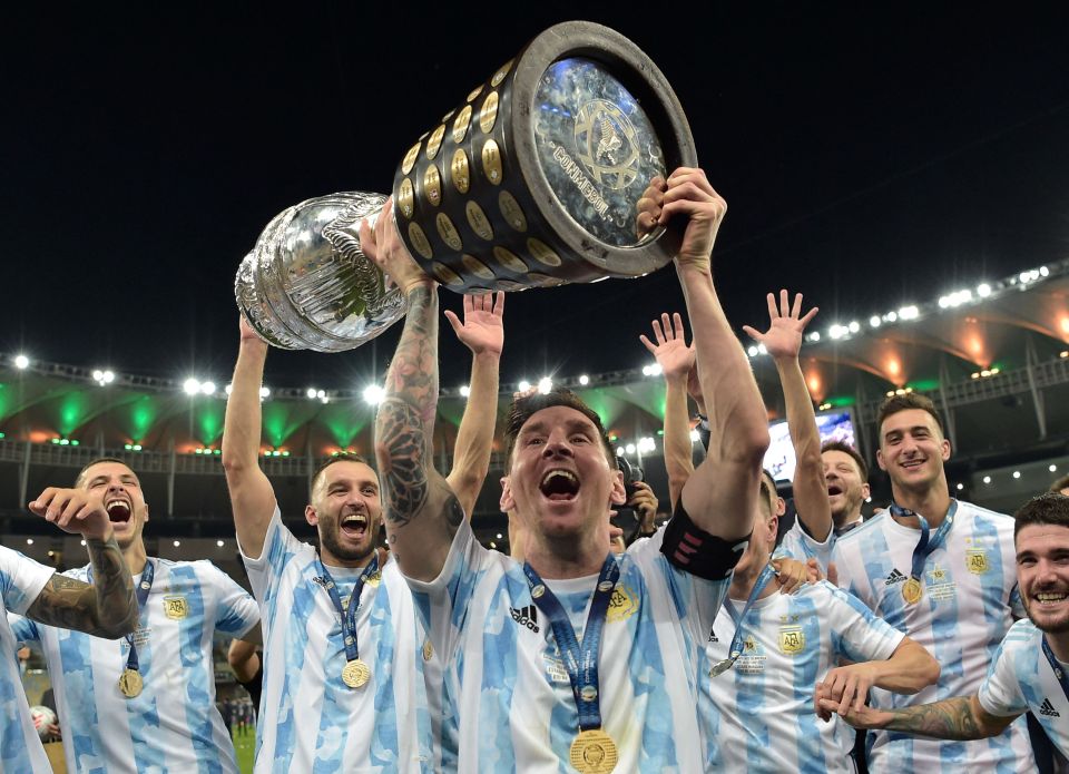 The seven-time Ballon d'Or winner helped lead his country to the Copa America last year