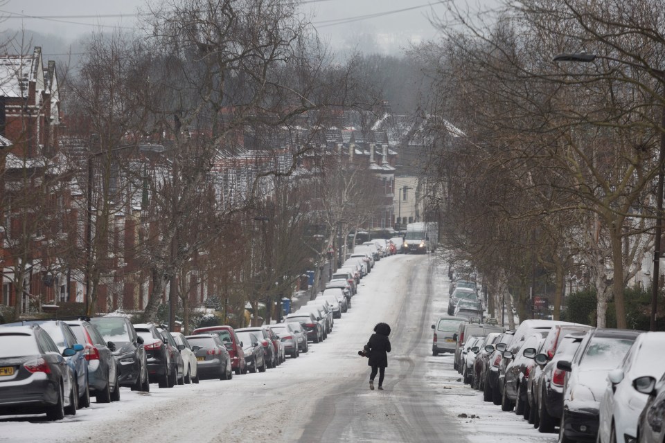 As  Brits brace for a January deep freeze, drivers are urged to be extra cautious on the road (stock image)