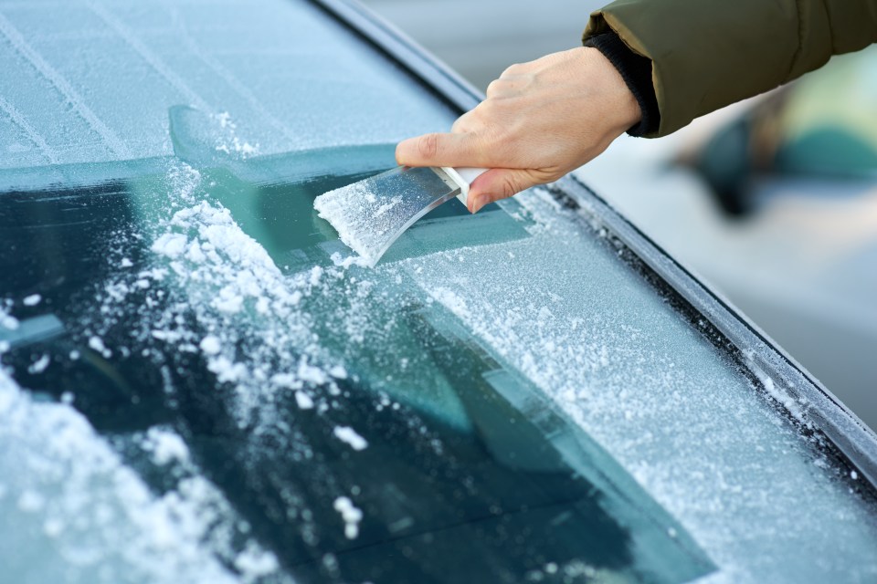 It is essential to remove frost and ice from wing mirrors and the windscreen to help improve visibility