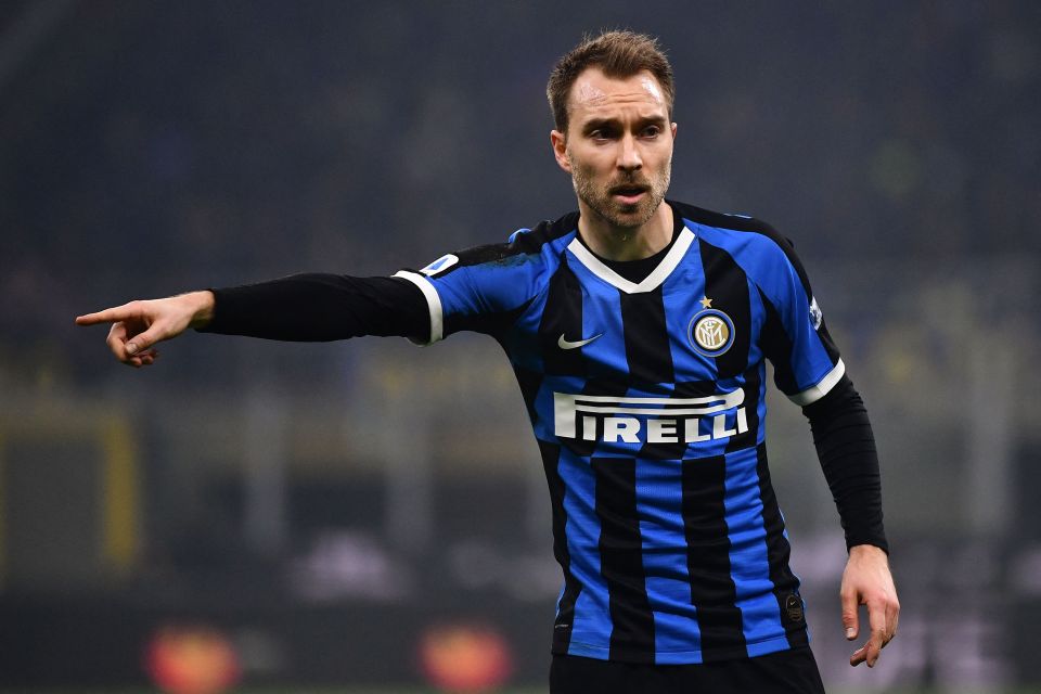 Christian Eriksen was released by Inter Milan in December