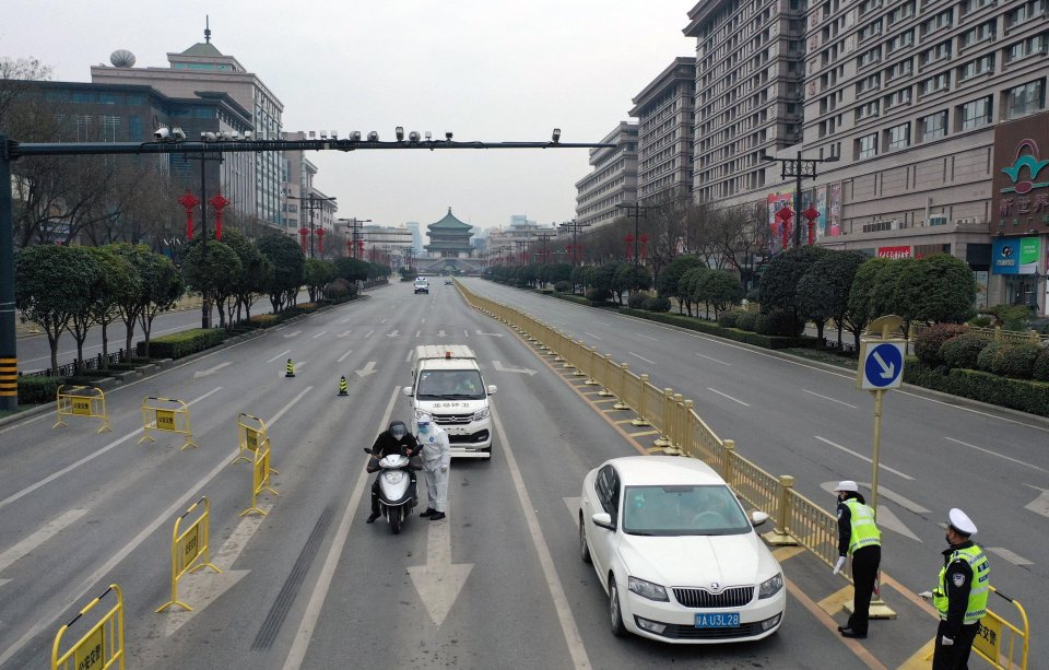 Residents in the city of Xian have been banned from driving