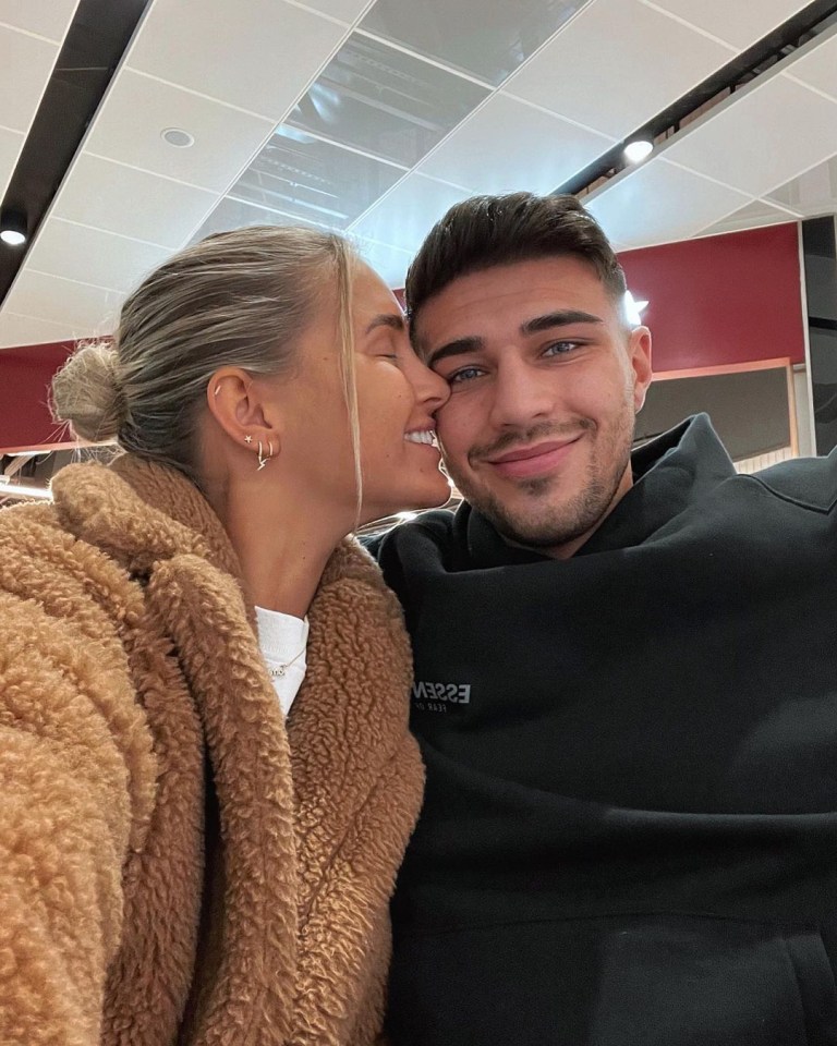 Molly with her boyfriend Tommy Fury who she met on Love Island