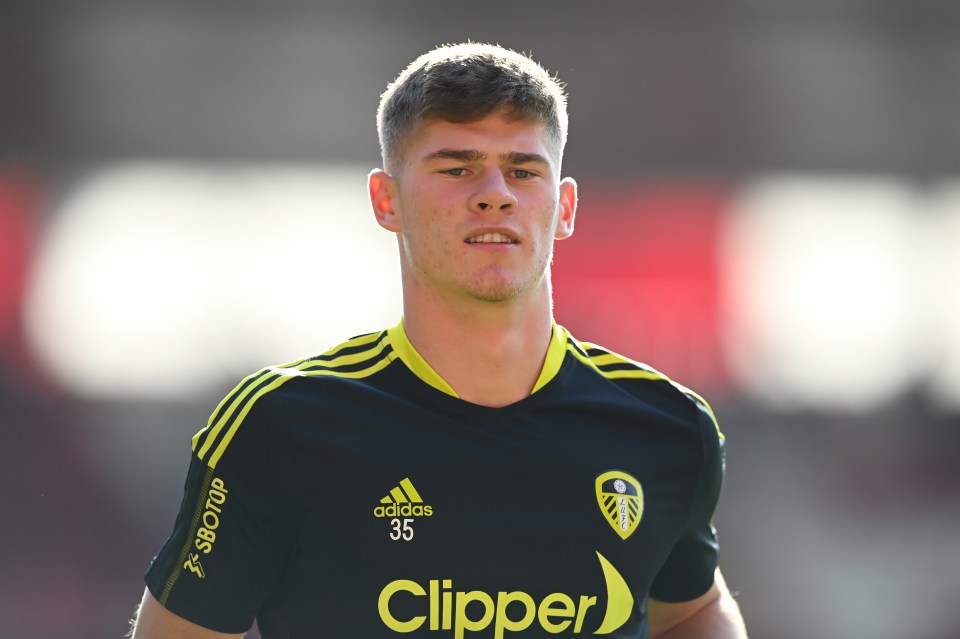 Leeds defender Charlie Cresswell is being chased by Manchester United and Liverpool