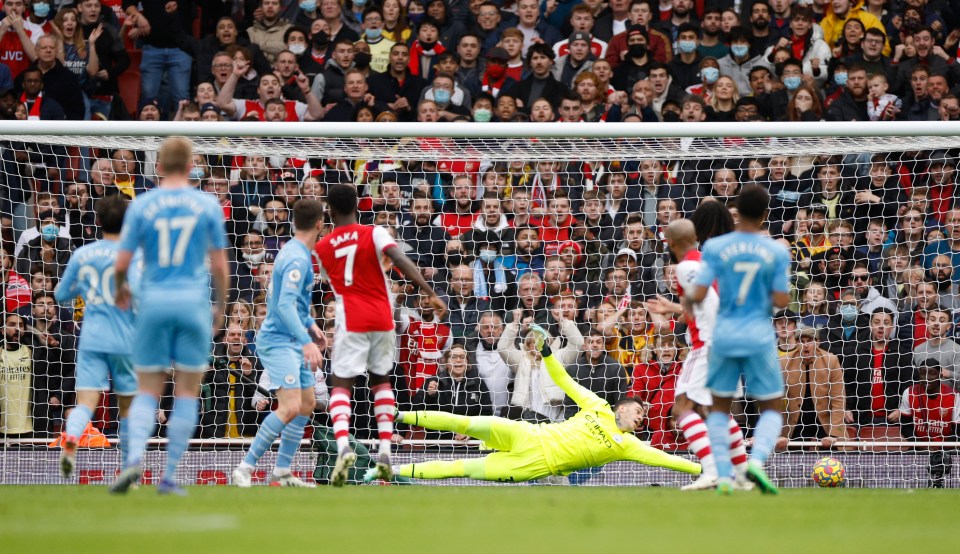 Arsenal had taken the lead in the first-half after polishing off a slick team move